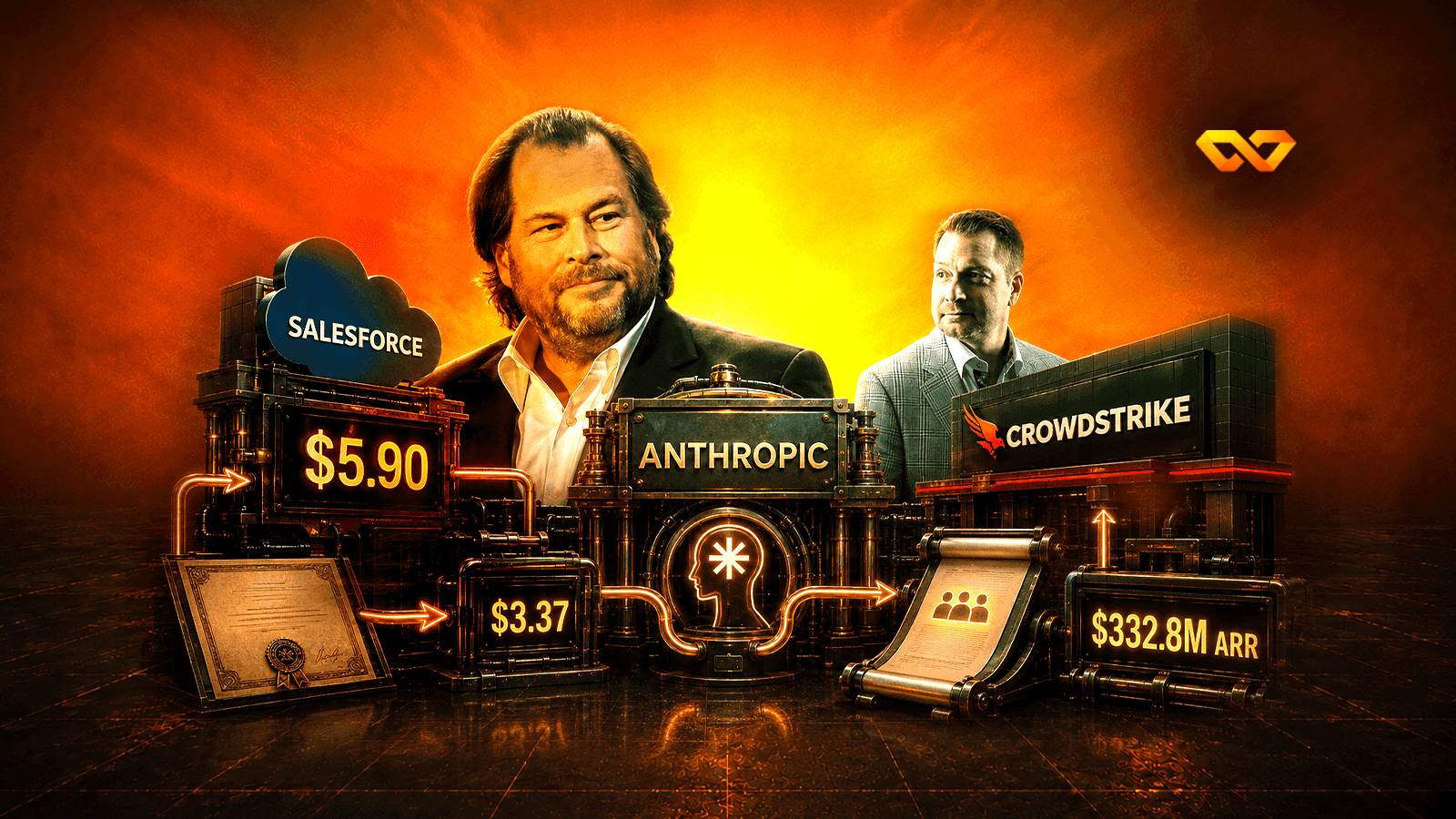 تفوّق بنسبة 80% حقيقته التشغيلية 3%: كيف ظهرت Anthropic في ربح Salesforce وفي طلب CrowdStrike في ليلة واحدة؟