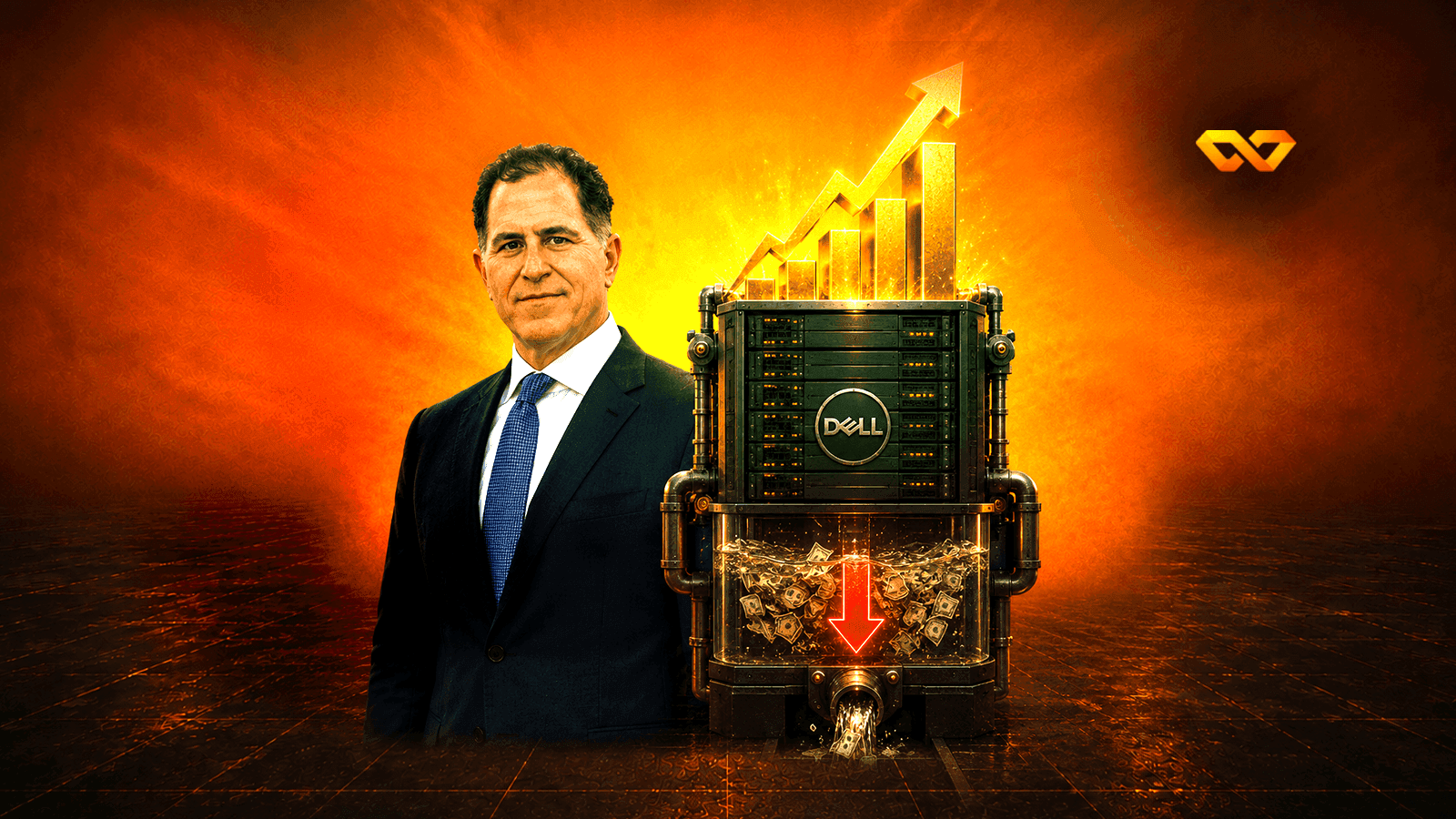 أرباح Dell ارتفعت 255% ونقدها الحر تراجع 47% — في الربع نفسه