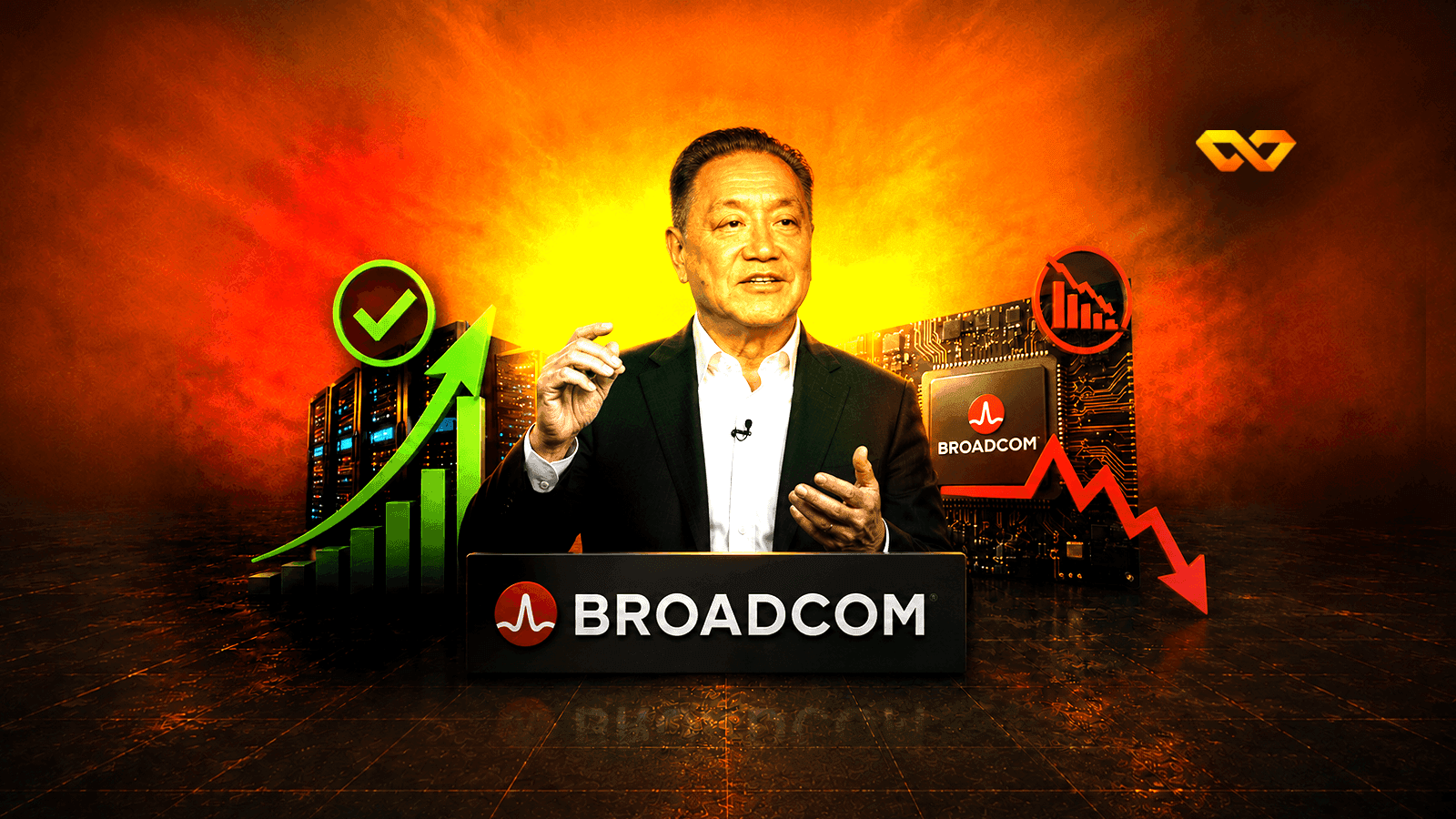 Broadcom تتفوّق وتهبط للمرة الثانية هذا العام: ستة أسماء وضعناها على خط الفرز قبل نتائجها، فأصاب الخط أربعاً