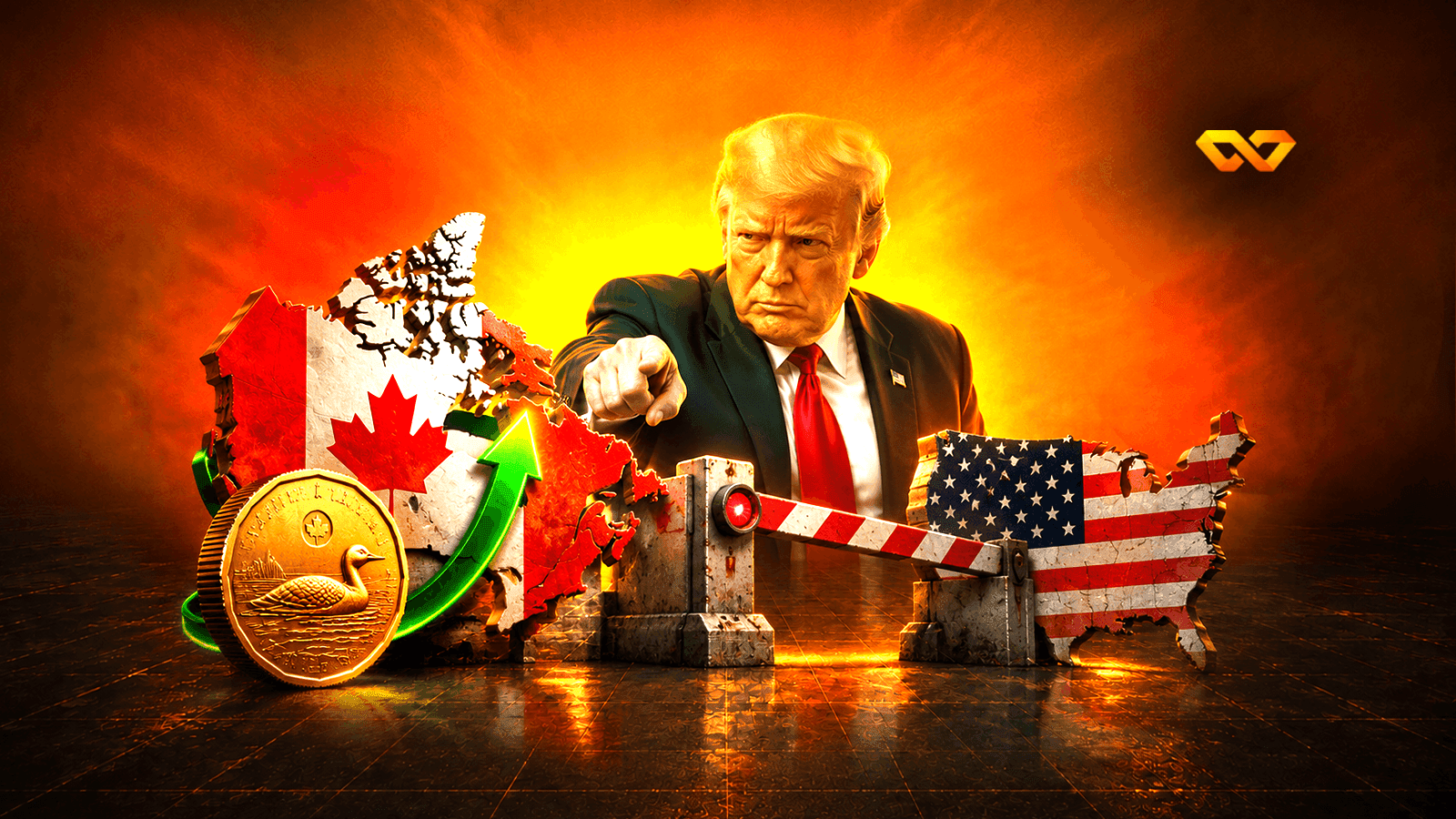 Trump attacks a Canadian dollar worth 72 cents: why are markets pricing a rate hike rather than a trade war?