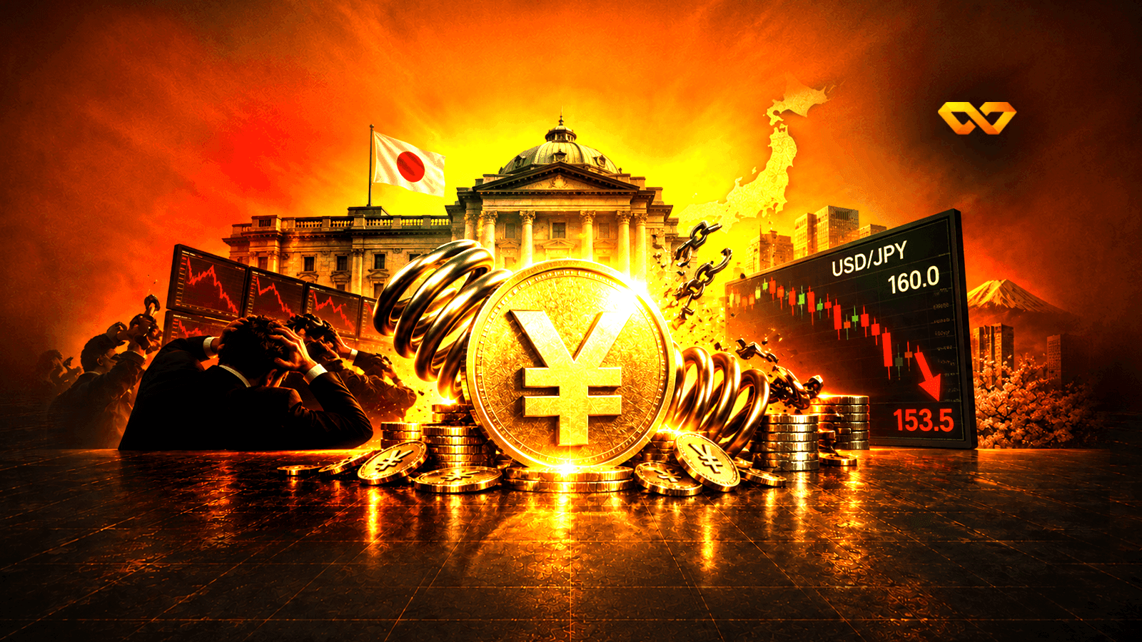 The yen short peaked one day before its surge: 102 thousand short contracts and an unrealised loss