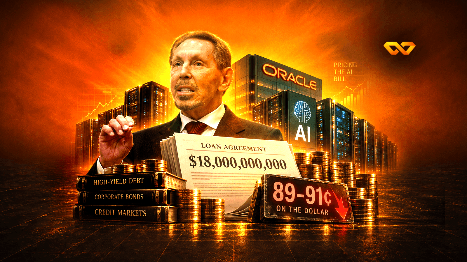 An 18 billion dollar loan finds no buyer: the credit market begins pricing the AI bill