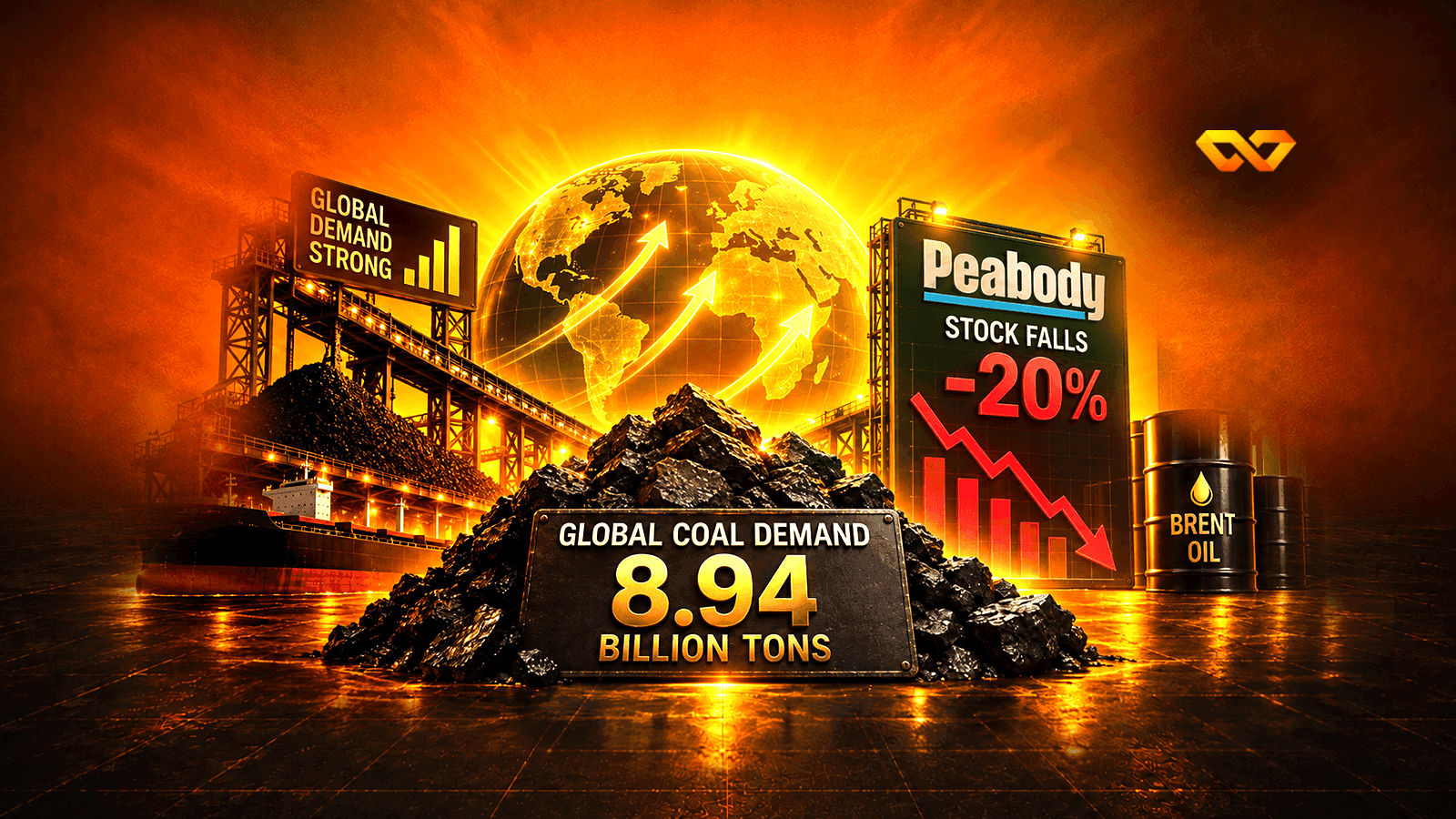 Fuel that does not cross the strait: Record coal demand expected, Peabody shares down 20%