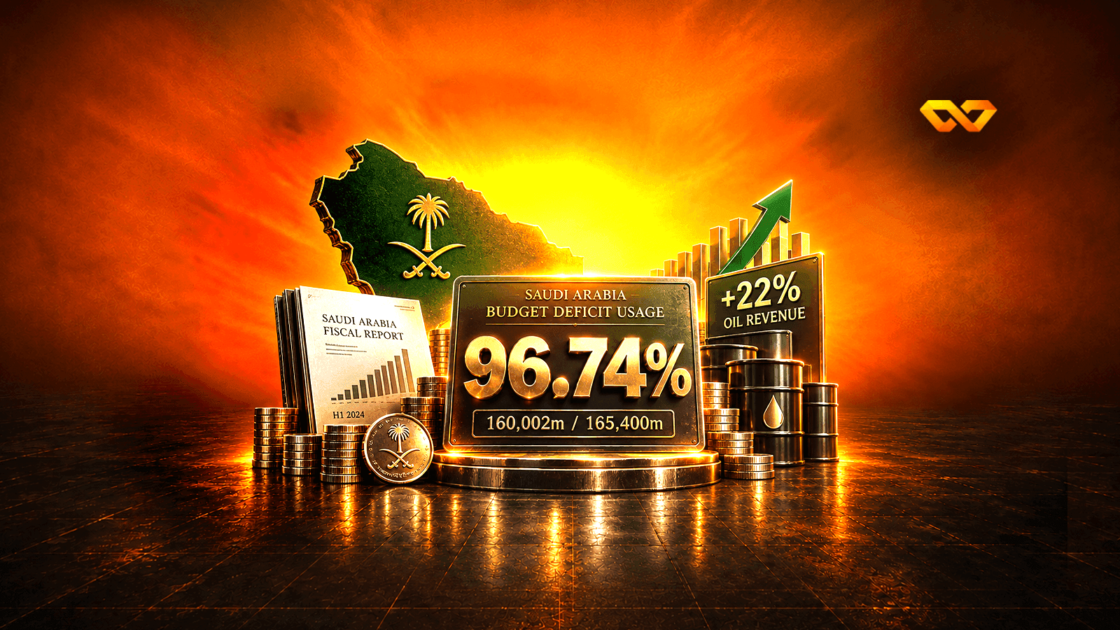 Six months consumed 96.74% of Saudi Arabia’s planned annual deficit: why were oil revenues 22% higher not enough?
