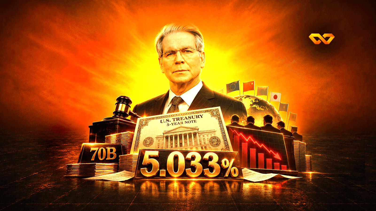 The US Treasury paid its highest yield since 2006 to sell five-year notes: who was missing from the auction?