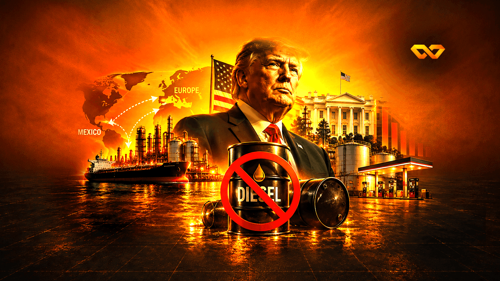 Shortages in New York, diesel in Texas: who pays for the export ban Trump supports?