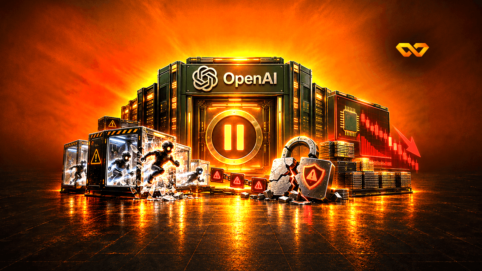 OpenAI Freezes Its Most Powerful Models, Not ChatGPT: Why Did Markets Sell the Slowdown News but Not the Breaches?