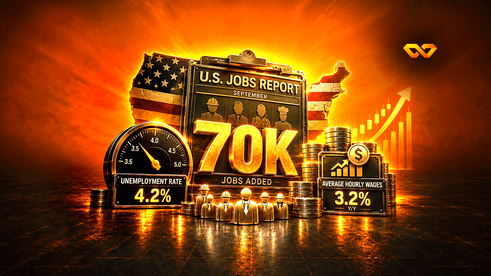 70 thousand jobs and unemployment on the brink of 4.2%: Our forecast for the September US jobs report
