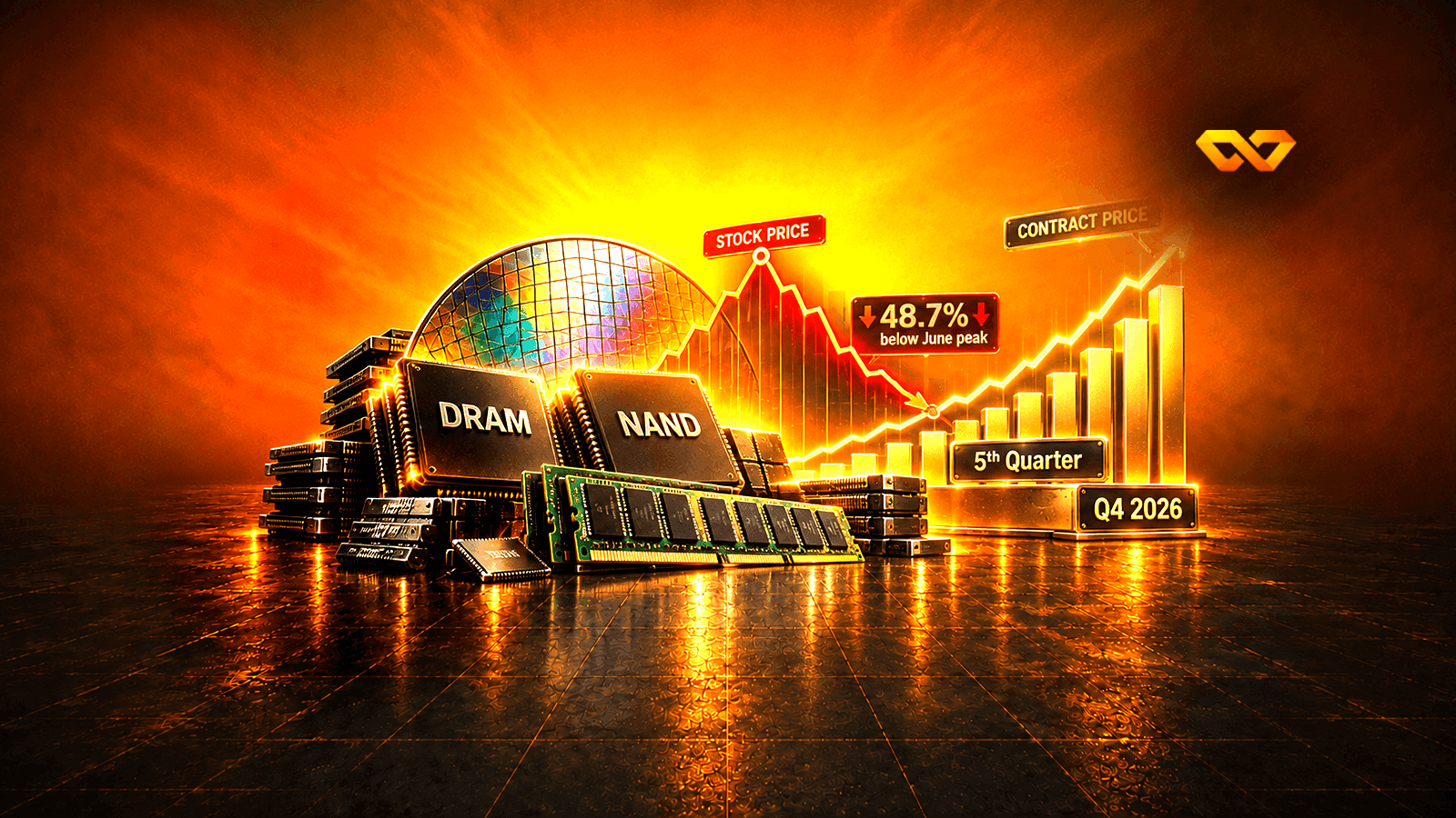Memory stocks peaked before prices: how far will prices rise in Q4, and when will the cycle turn?