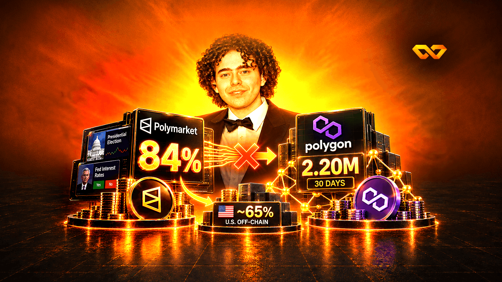 The 84% figure does not go to Polygon: what does the network actually lose if Polymarket leaves?
