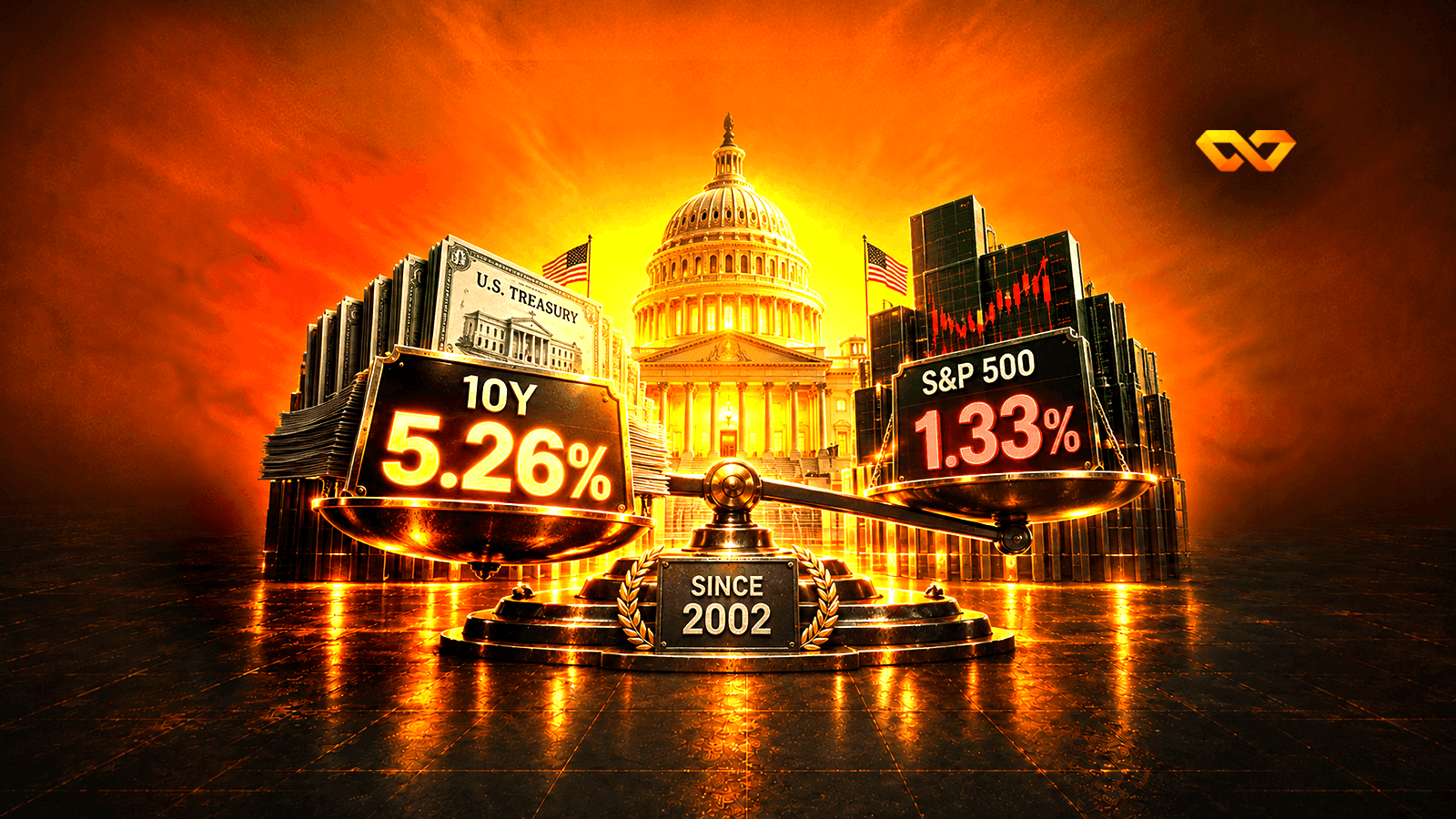 US equities earn less than Treasuries by the widest margin since 2002: what happened to investors on the previous two occasions?