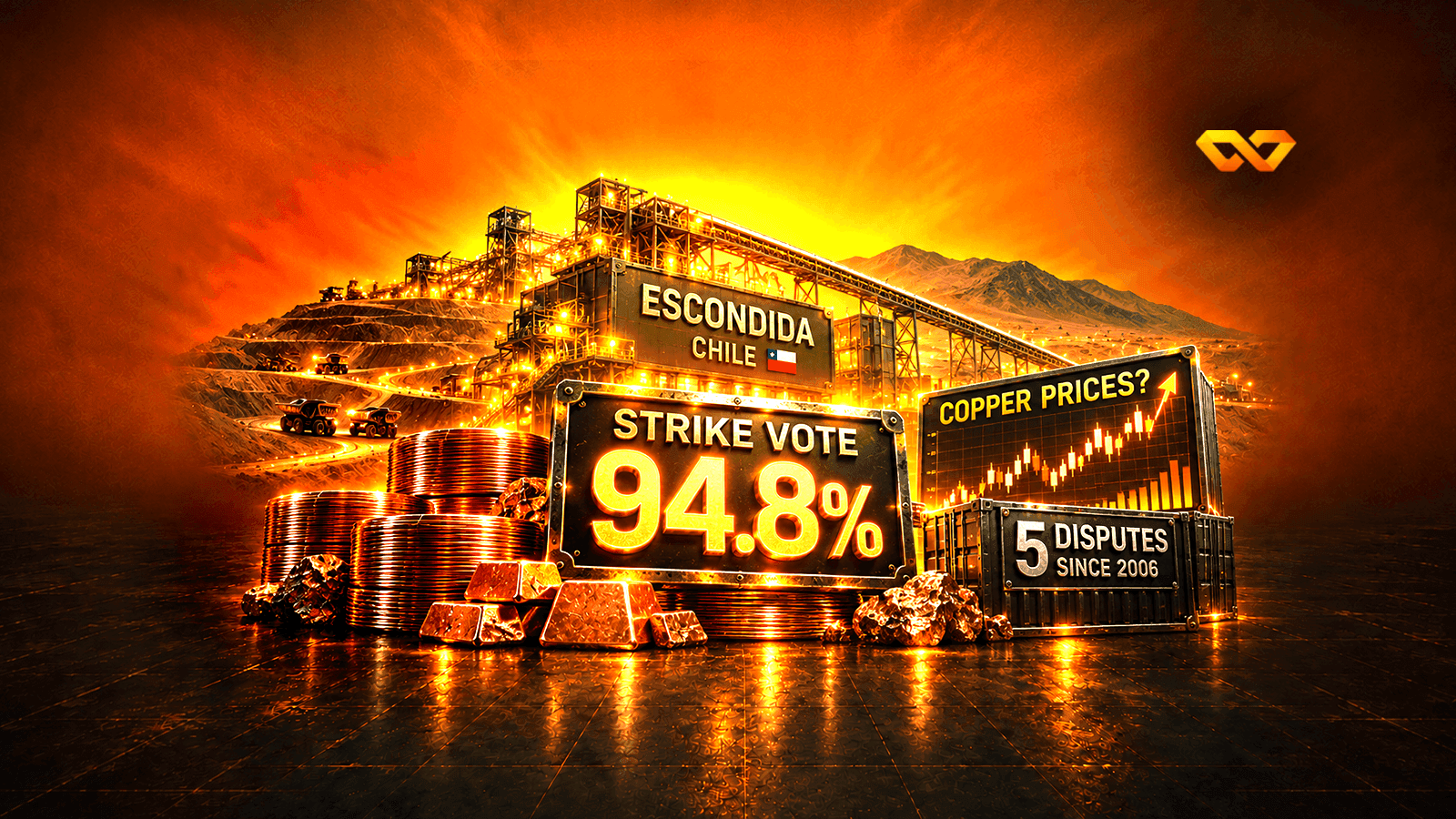 Will the Escondida strike lift copper prices? Four of five disputes since 2006 ended with prices lower