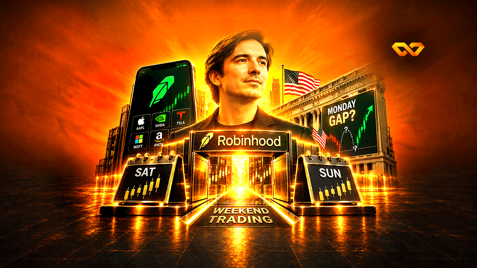 Robinhood Opens US Stock Trading on Saturdays and Sundays: We Measured 225 Weekends—When Is It Worth Trading?