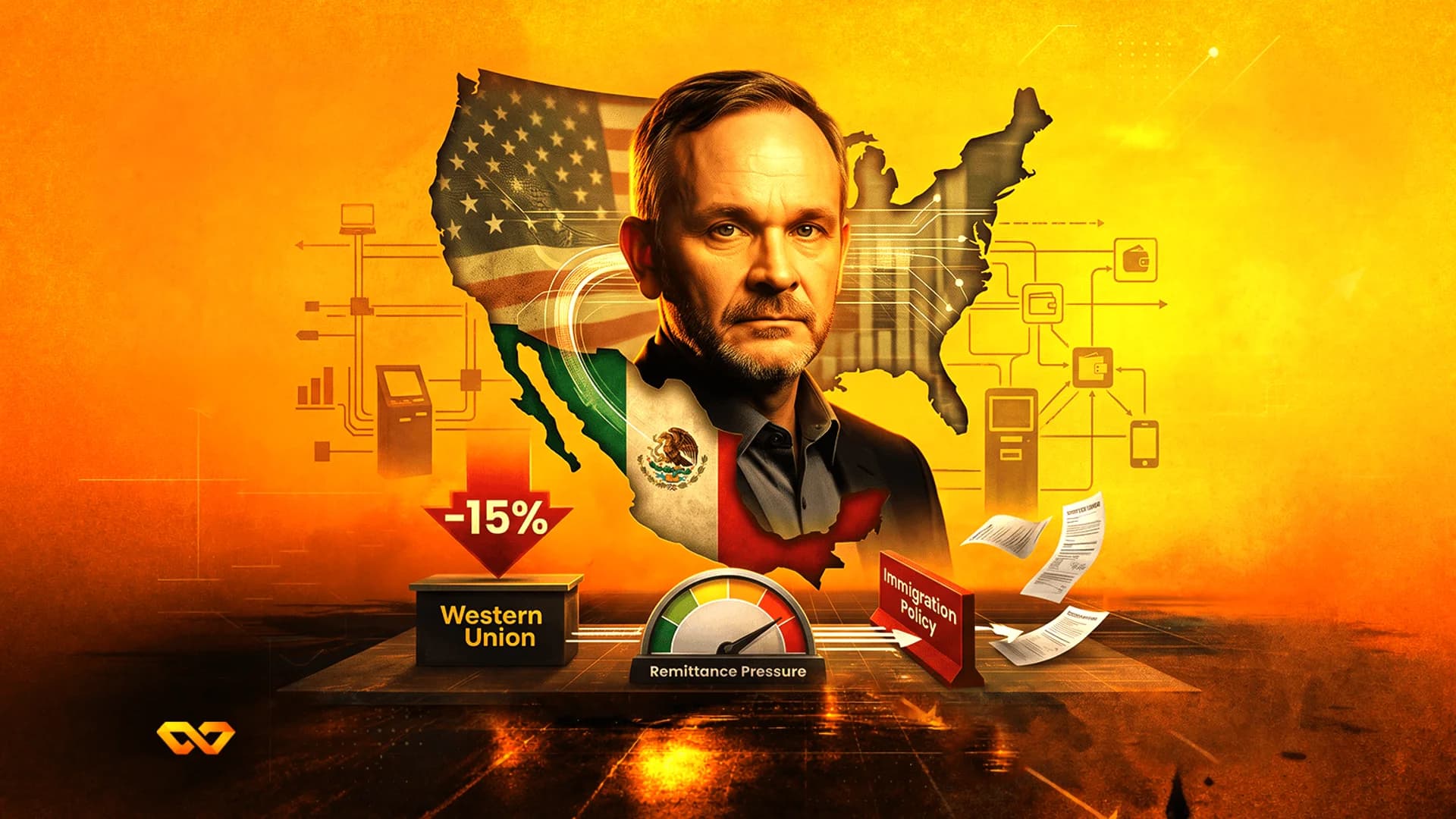 سهم Western Union يهبط 15% مع تضرر أرباح التحويلات من سياسات الهجرة الأمريكية