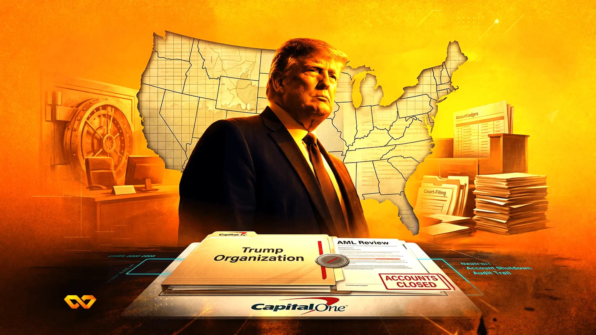 Capital One يغلق حسابات منظمة ترامب بعد تحقيق لمكافحة غسل الأموال