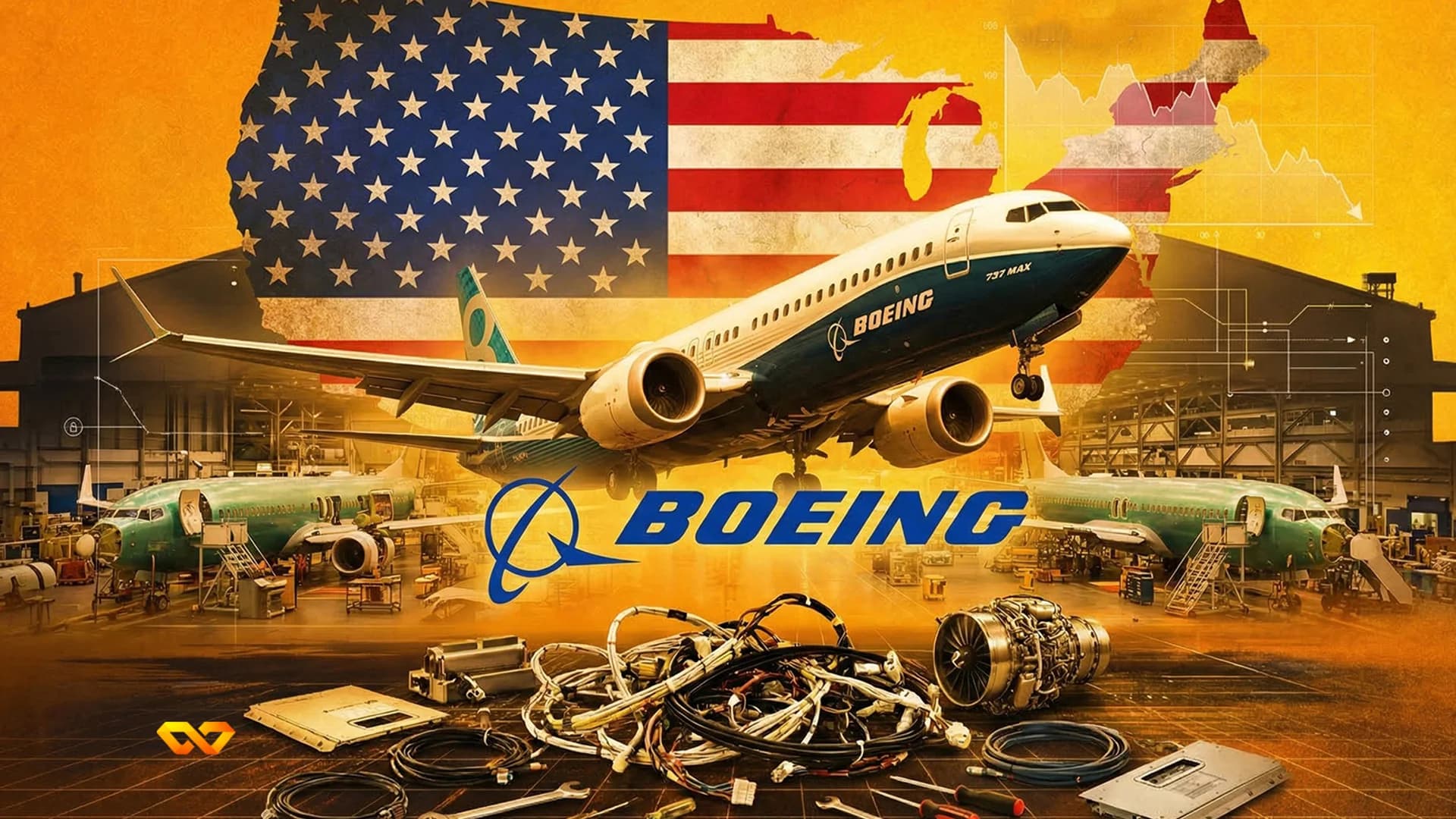 Avión de Boeing estacionado en la pista de un aeropuerto junto a la terminal