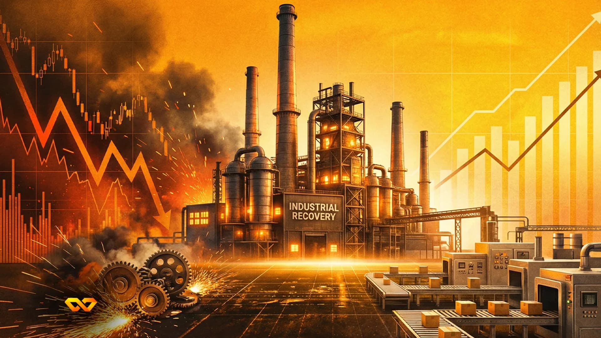 شاشة تداول تعرض مؤشرات السوق وأسهم تتحرك مع رسوم بيانية مالية