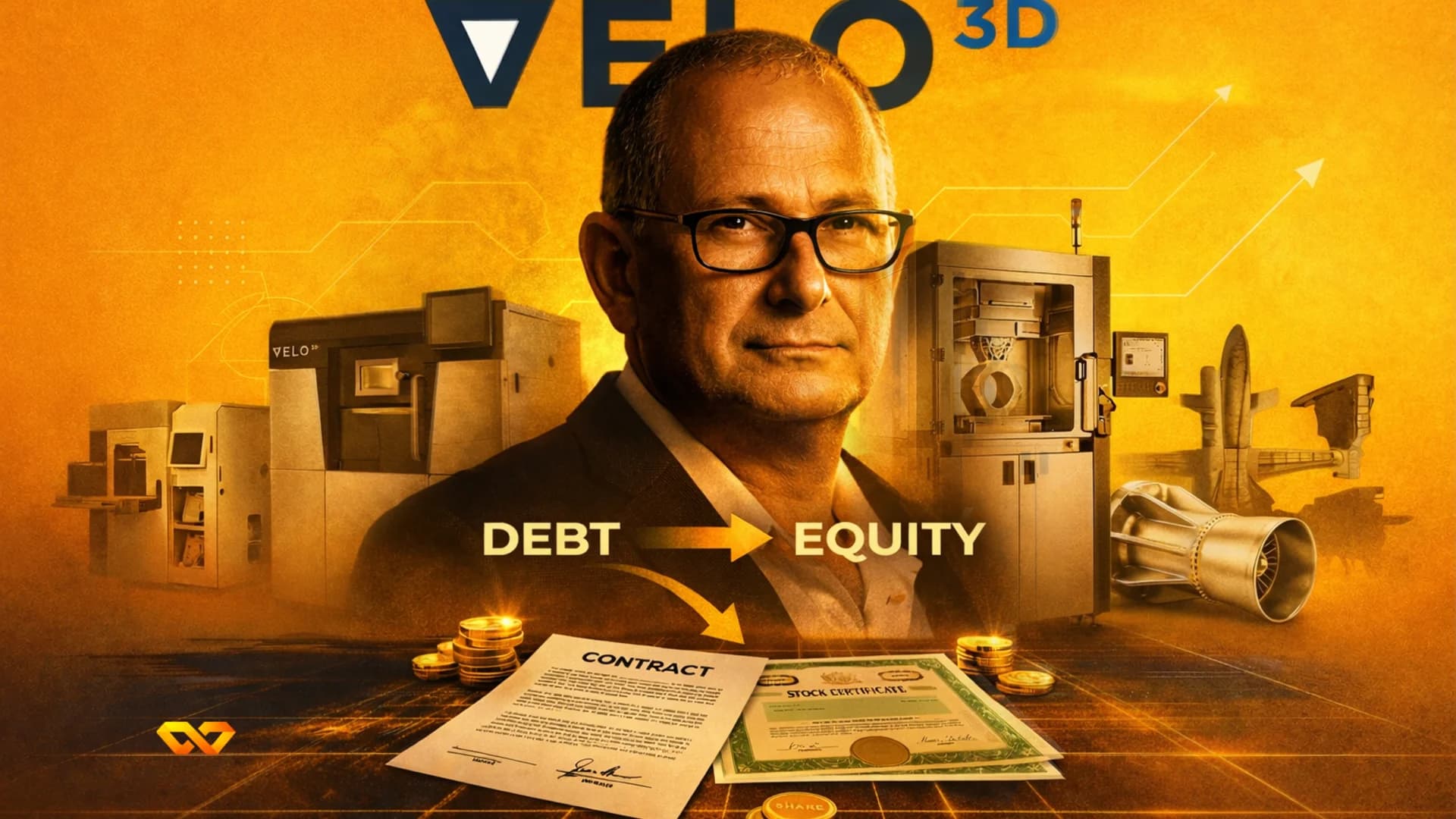 Le PDG de Velo3D convertit 5 millions de dollars de dette en capitaux propres, réduisant la dette totale de 60 %