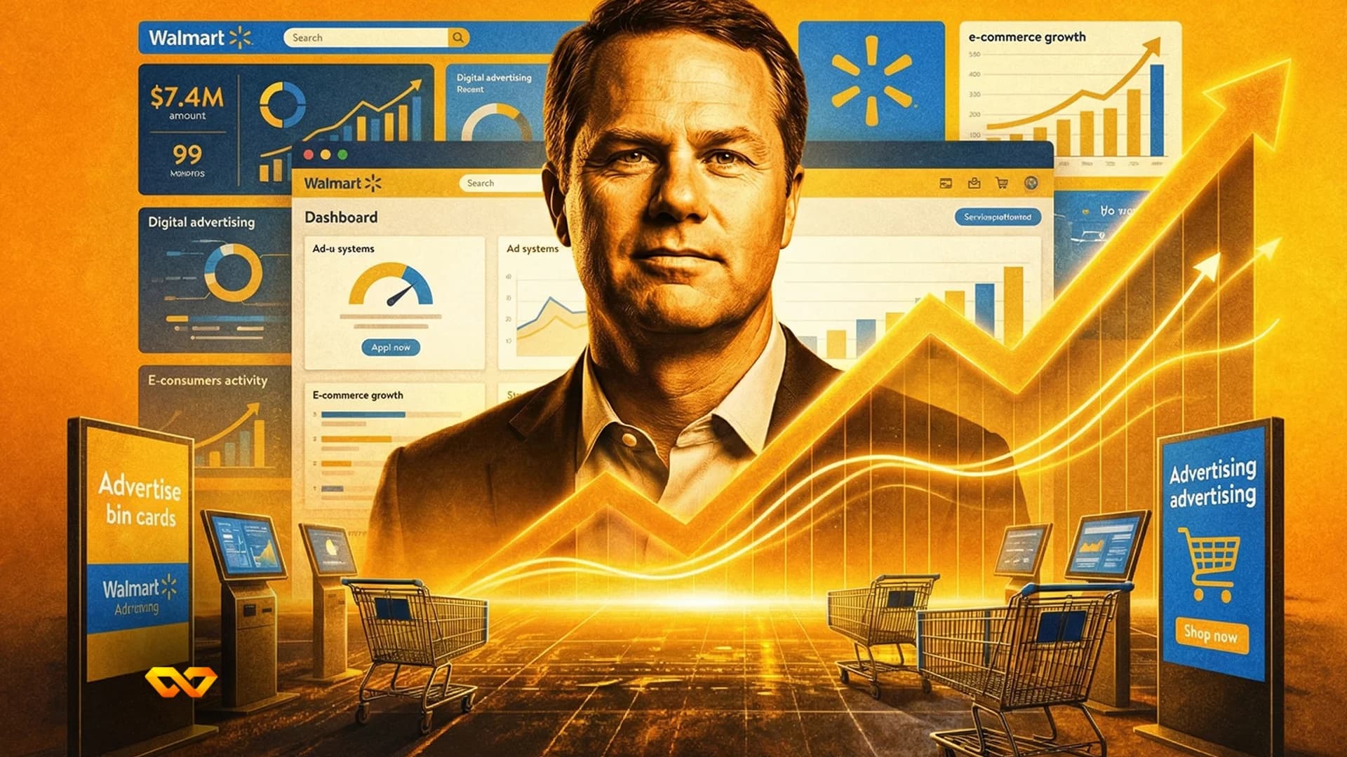 Receita de Publicidade do Walmart Dispara 37% no 4º Trimestre, Impulsionando Margens de Lucro