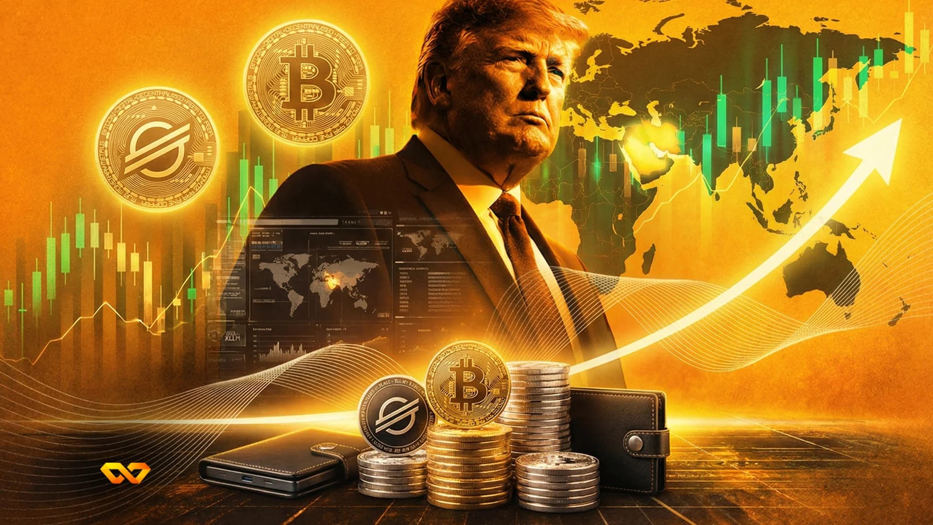 ईरान वार्ता की समय सीमा बढ़ाने पर बिटकॉइन और XLM में उछाल