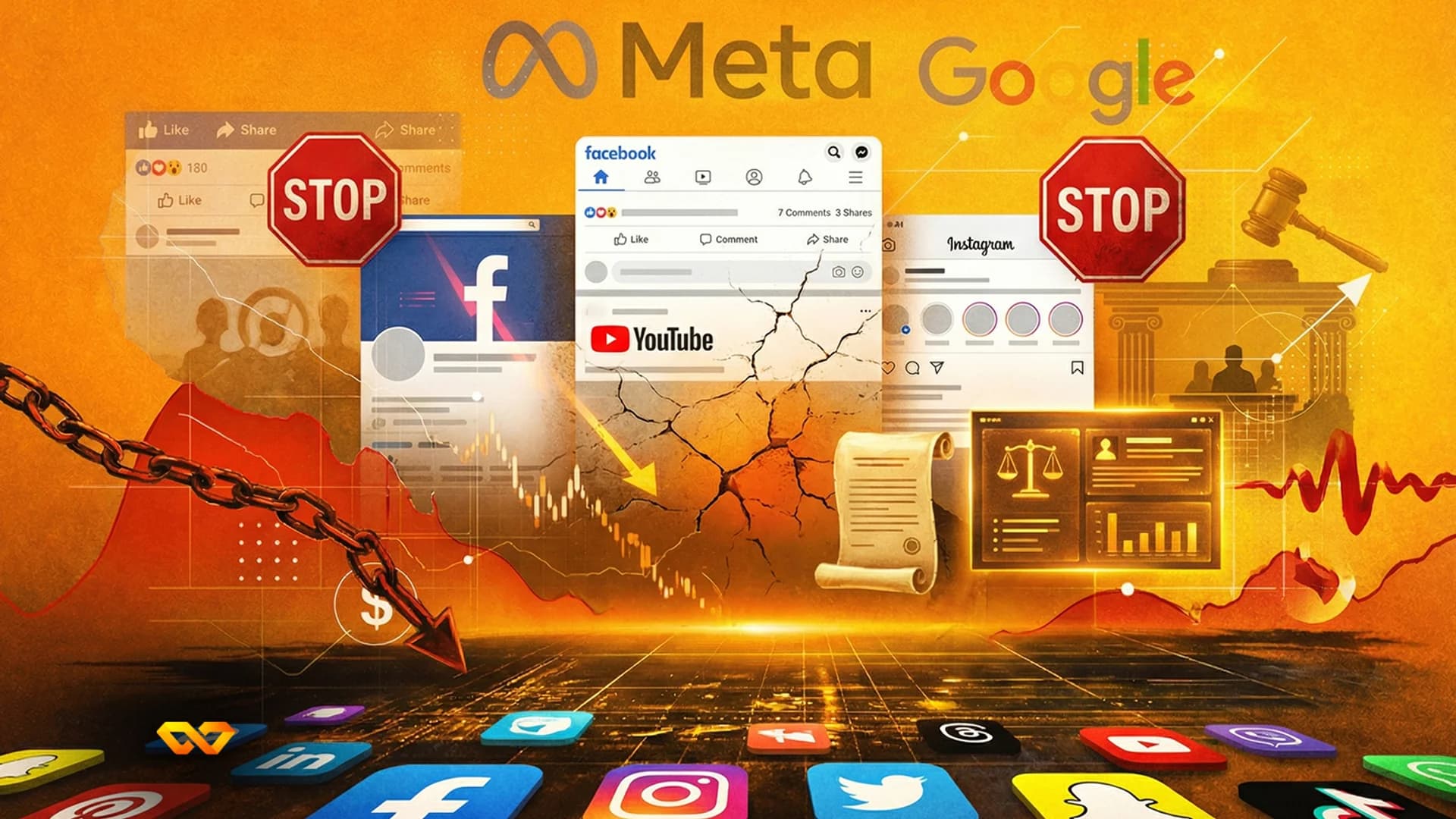 Veredito histórico contra Meta e Google sobre vício em redes sociais estabelece precedente jurídico