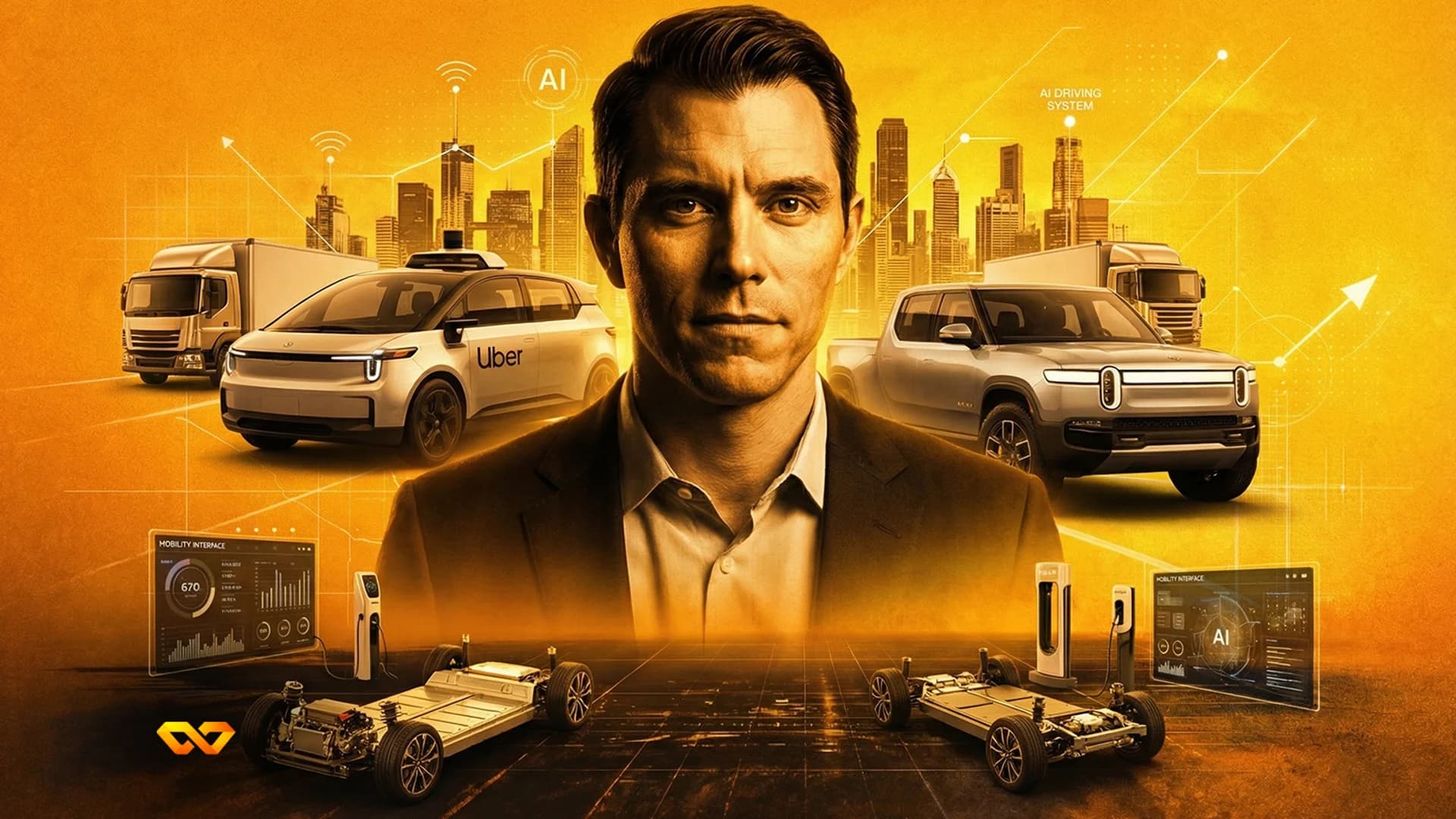 Rivian e Uber Formam Parceria Estratégica de Robotáxis com Investimento de US$ 300 Milhões