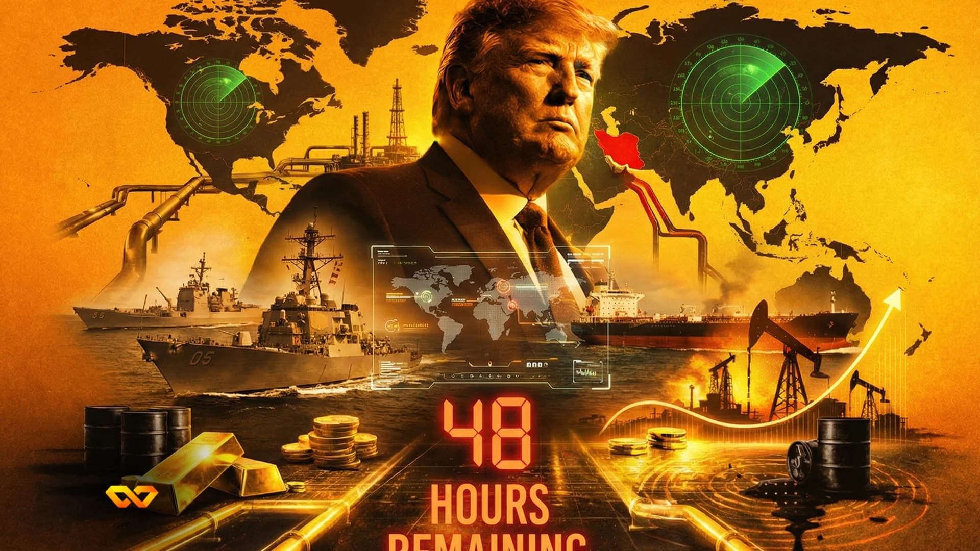 Trump lance un ultimatum de 48 heures à l'Iran concernant le détroit d'Ormuz alors que les risques géopolitiques s'envolent