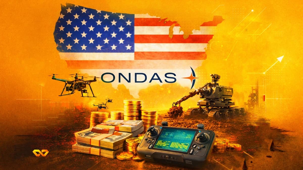 طائرة مسيرة مخصصة لإزالة الألغام فوق منطقة ميدانية في إسرائيل