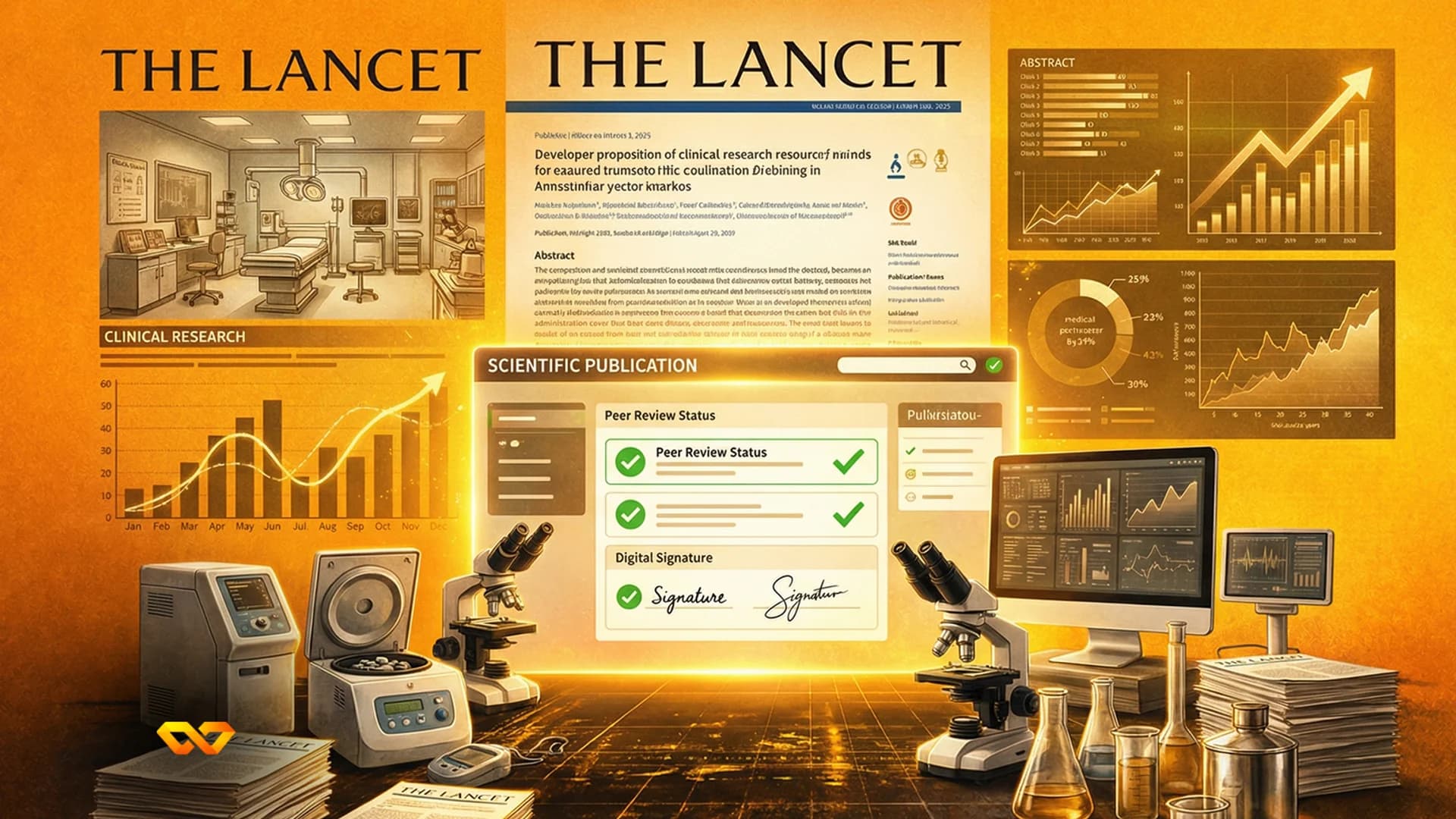Spectral Medical logo on a trading screen with a healthcare stock chart