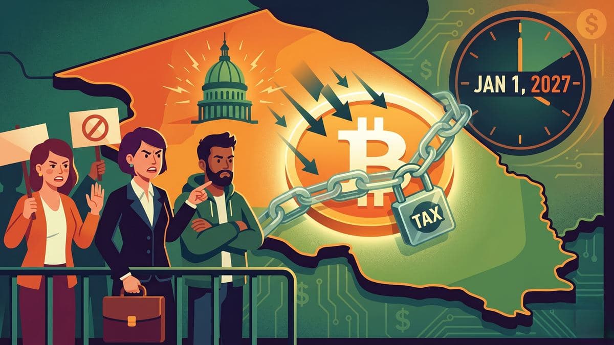 ولاية إلينوي تفرض ضريبة بنسبة 0.2% على معاملات البيتكوين لتعزيز إيرادات الميزانية