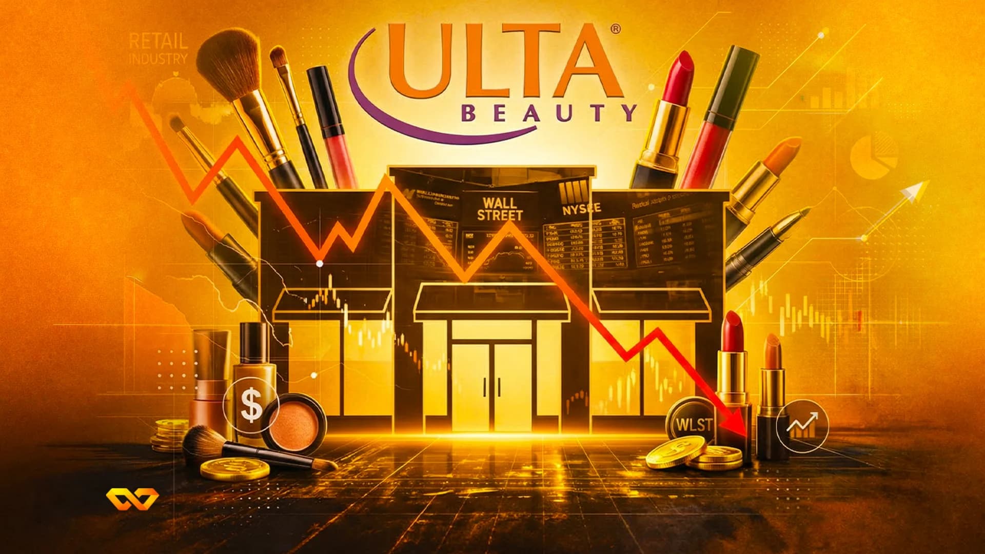 Ulta Beauty storefront with company logo and beauty products on display
