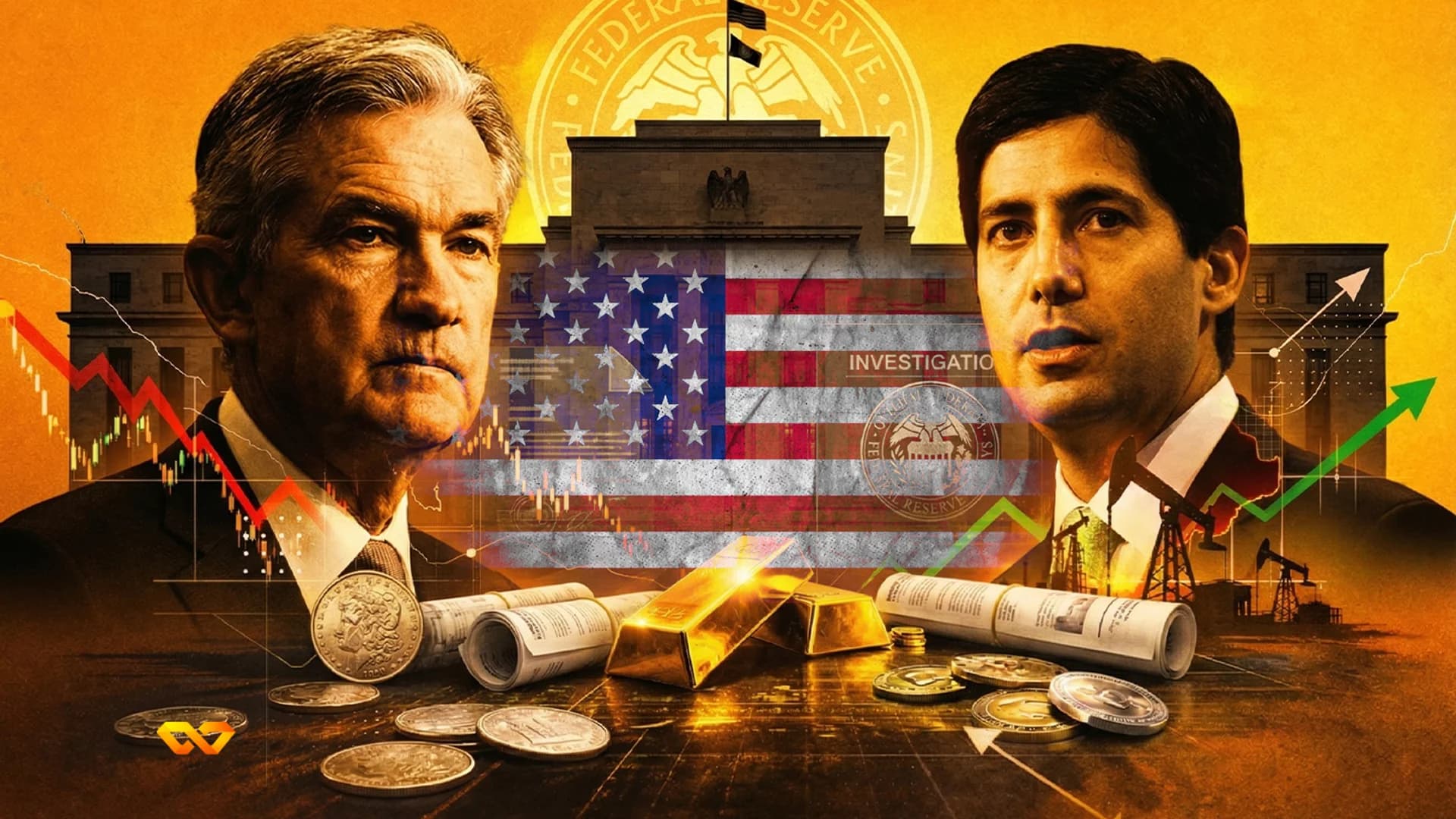 Federal Reserve building with U.S. flag in Washington